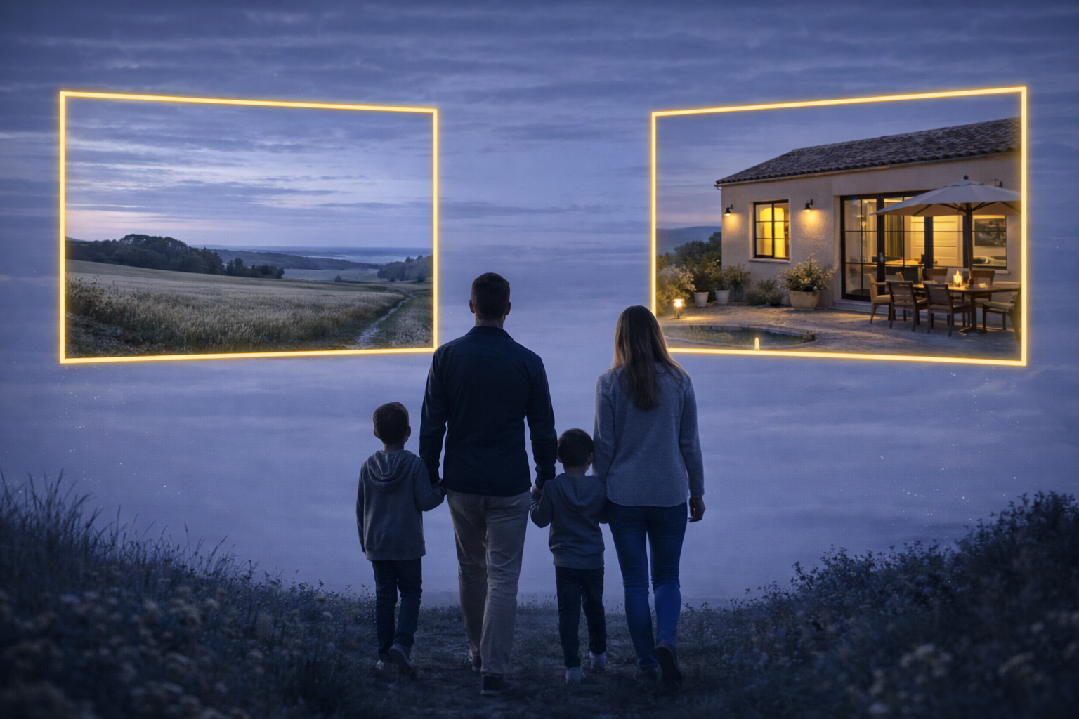 Hus i Spanien og FIRE — Scenarie C