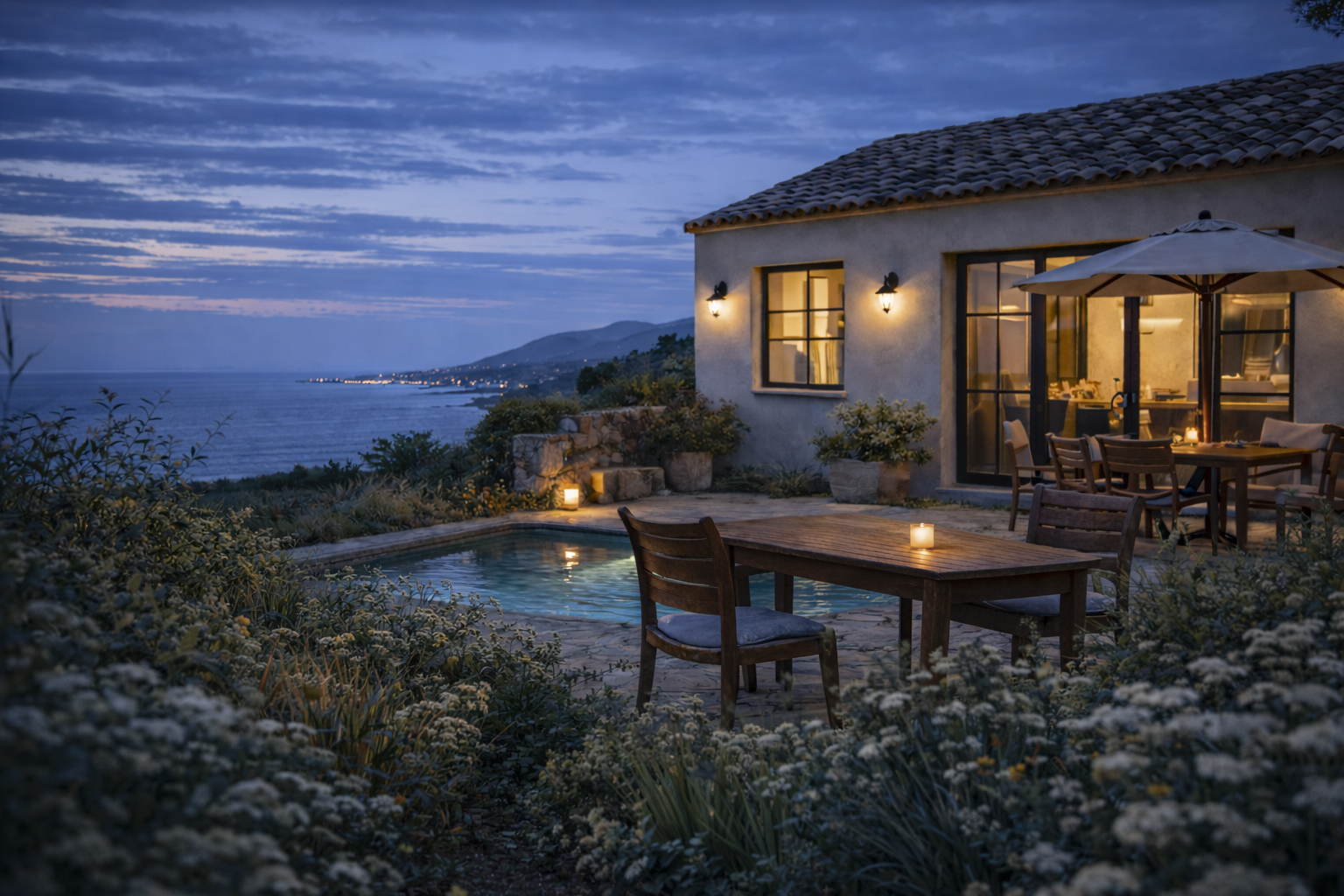 Hus i Spanien — Scenarie A